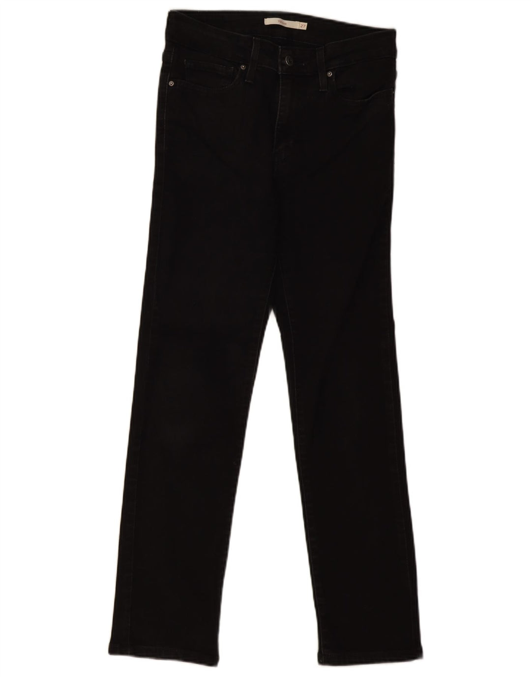 Женские узкие джинсы Levi's 712 W27 L28, черный хлопок