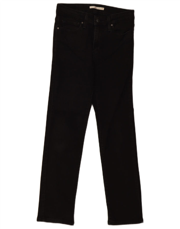 Женские узкие джинсы Levi's 712 W27 L28, черный хлопок