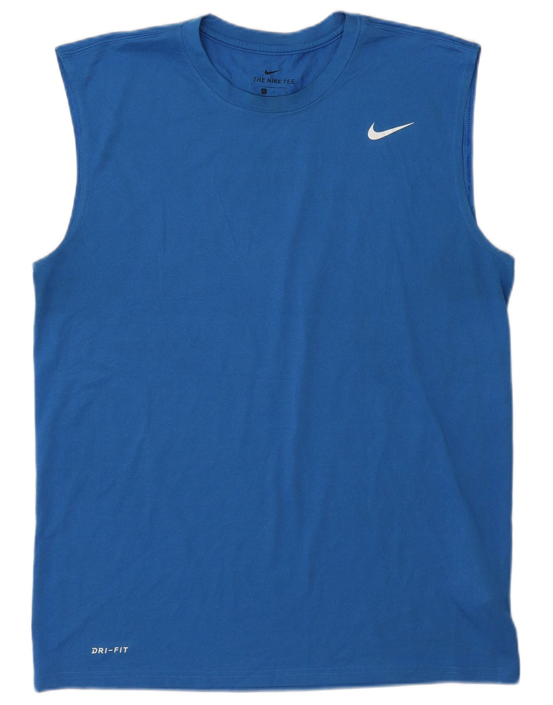 Мужской жилет Nike Dri Fit, большой синий полиэстер