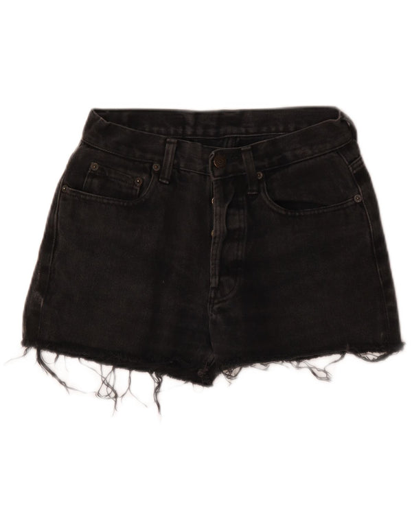 Женские джинсовые шорты Levi's 501 W29, средний черный, хлопок