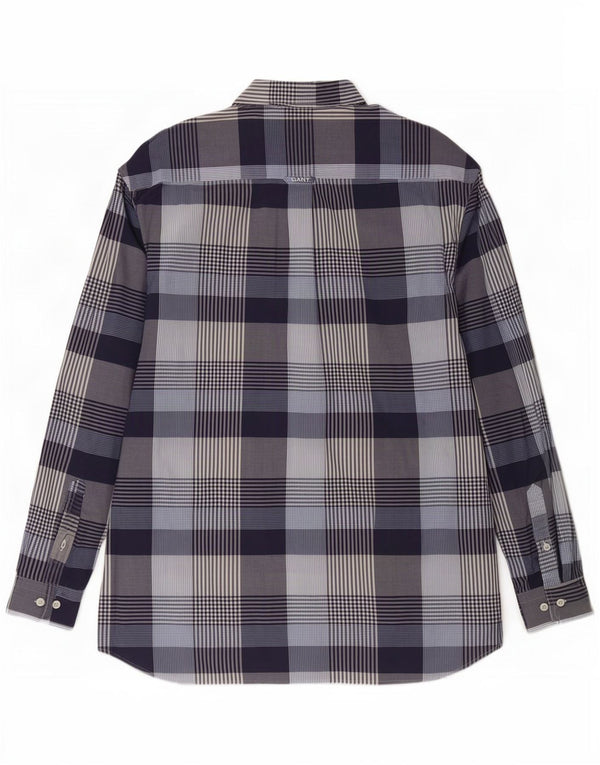 Мужская рубашка стандартного кроя Gant XL, темно-синяя клетка, хлопок