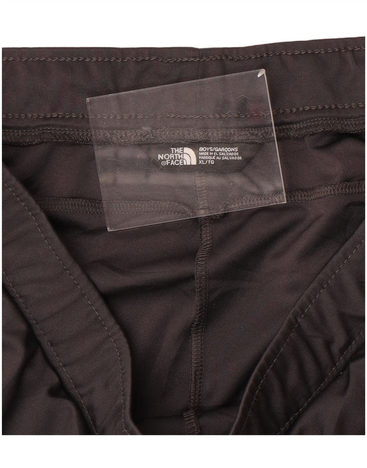 THE NORTH FACE Спортивные шорты с графическим рисунком для мальчиков 14–15 лет, серые цветные блоки, размер XL