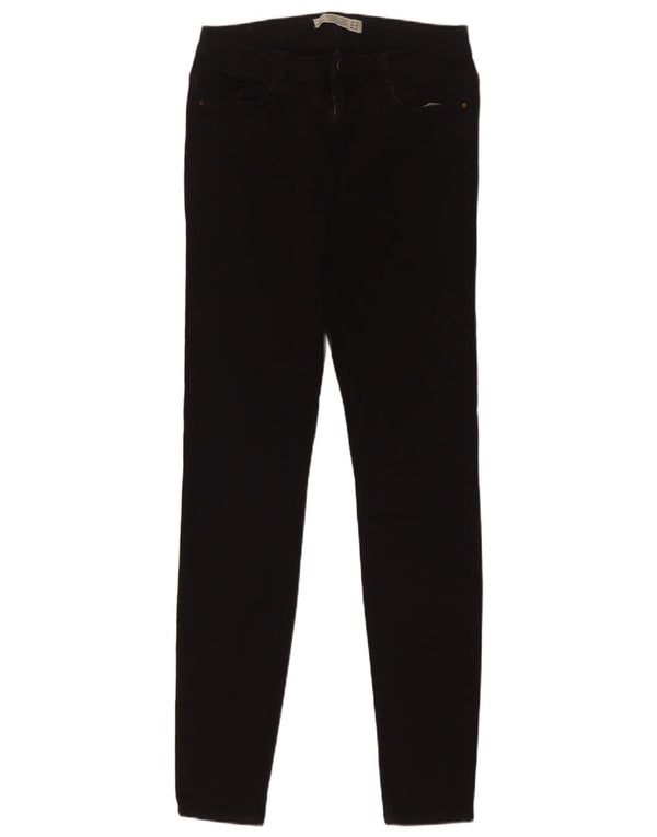 Женские джинсы скинни Zara Trafaluc EU 38, маленькие W28 L32, черные