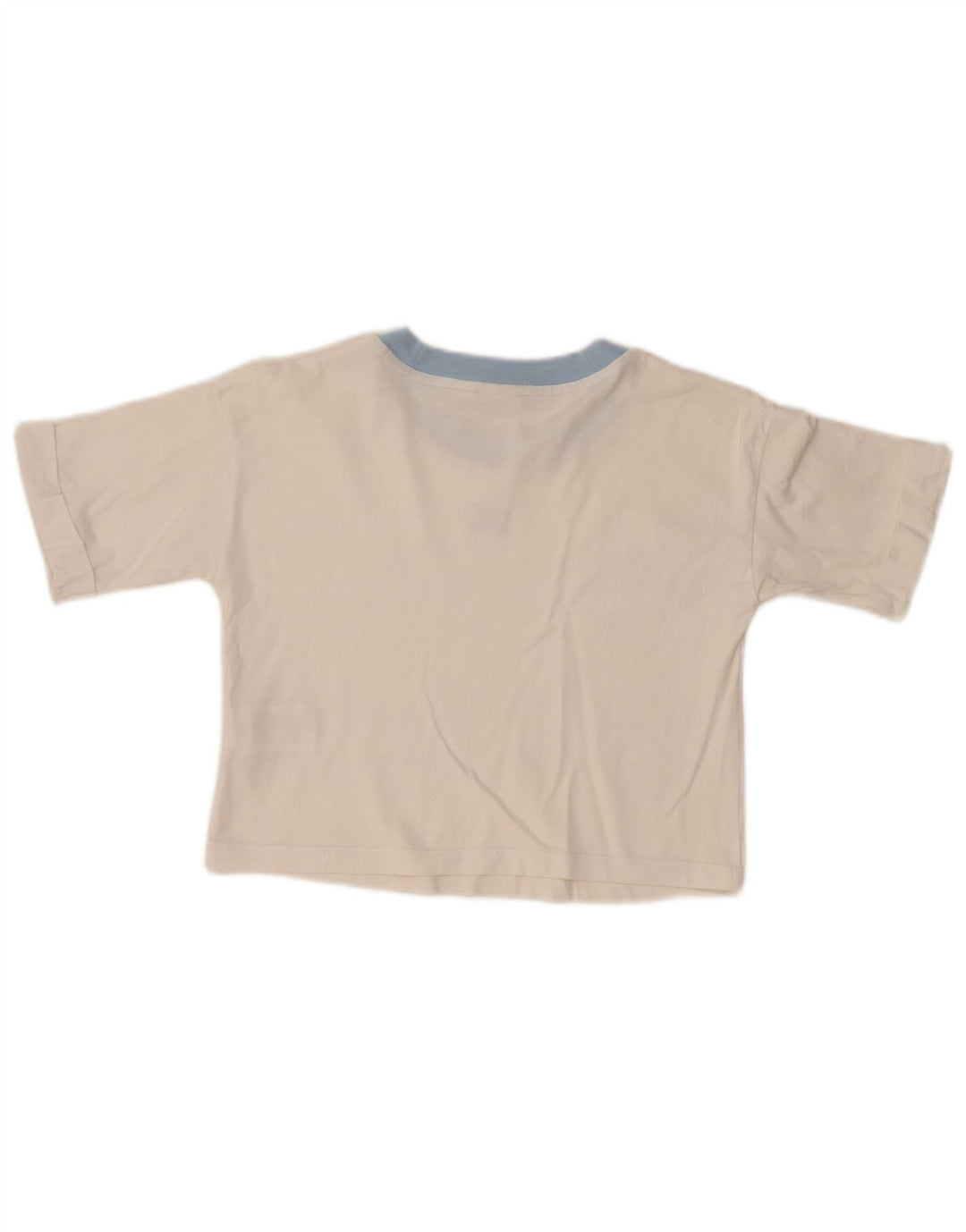 Женская укороченная футболка ADIDAS UK 10, маленький белый хлопок