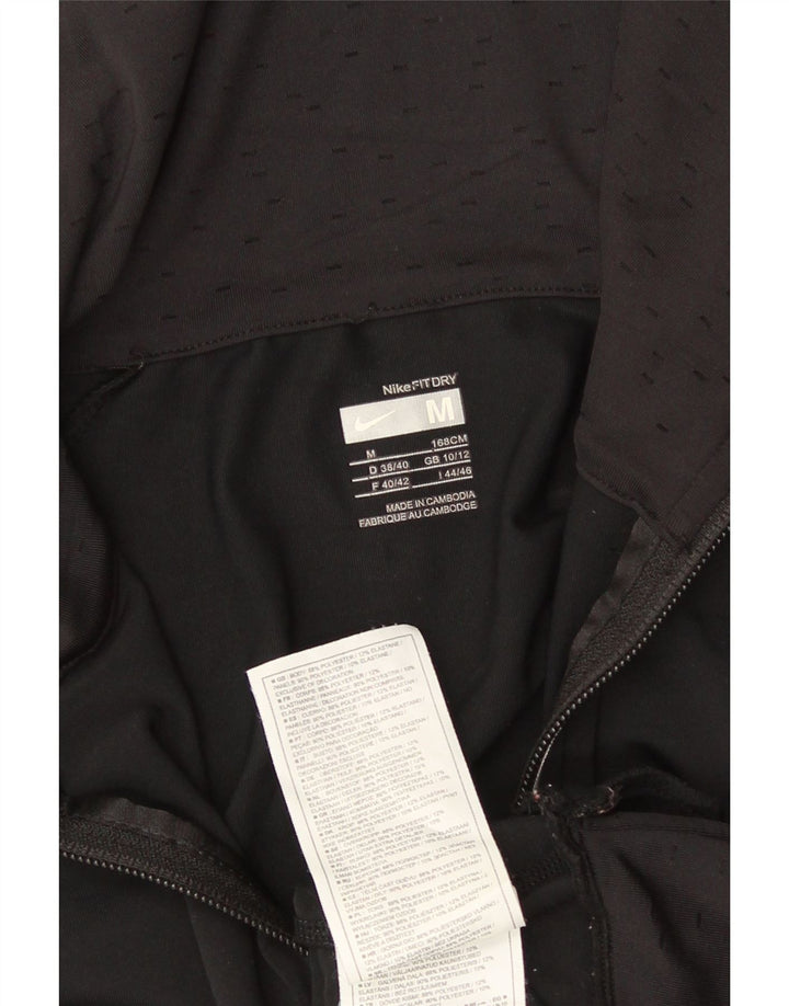 Женская спортивная куртка Nike UK 10/12, средний черный полиэстер, спортивная