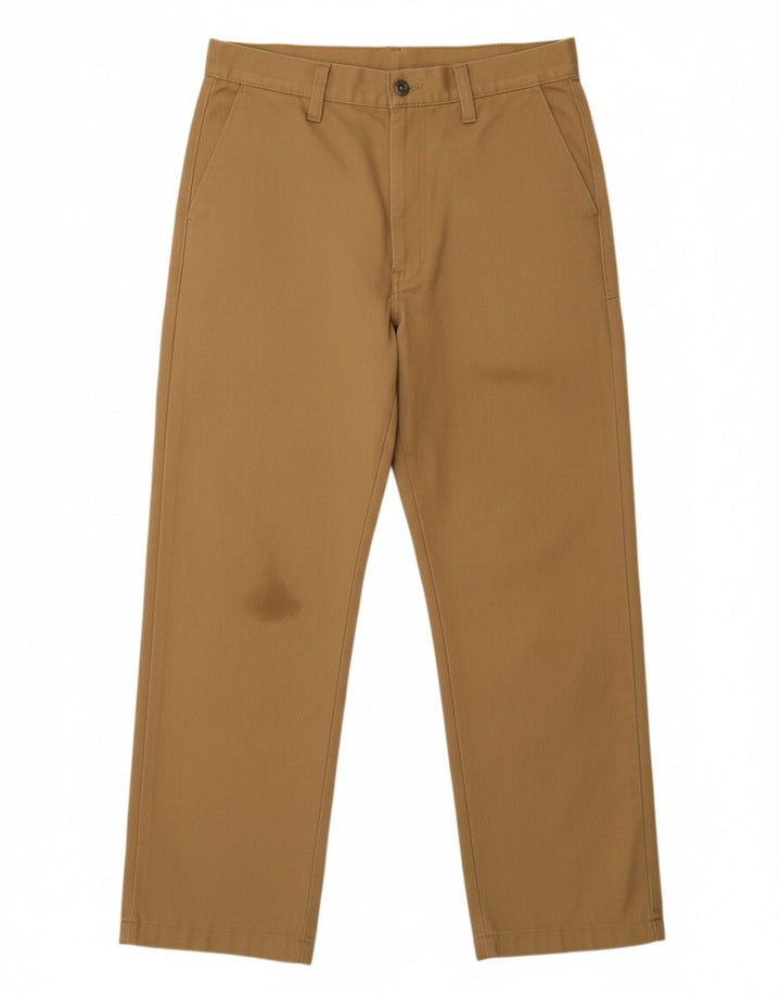 DOCKERS Mens Straight Chino Trousers W36 L31 Beige