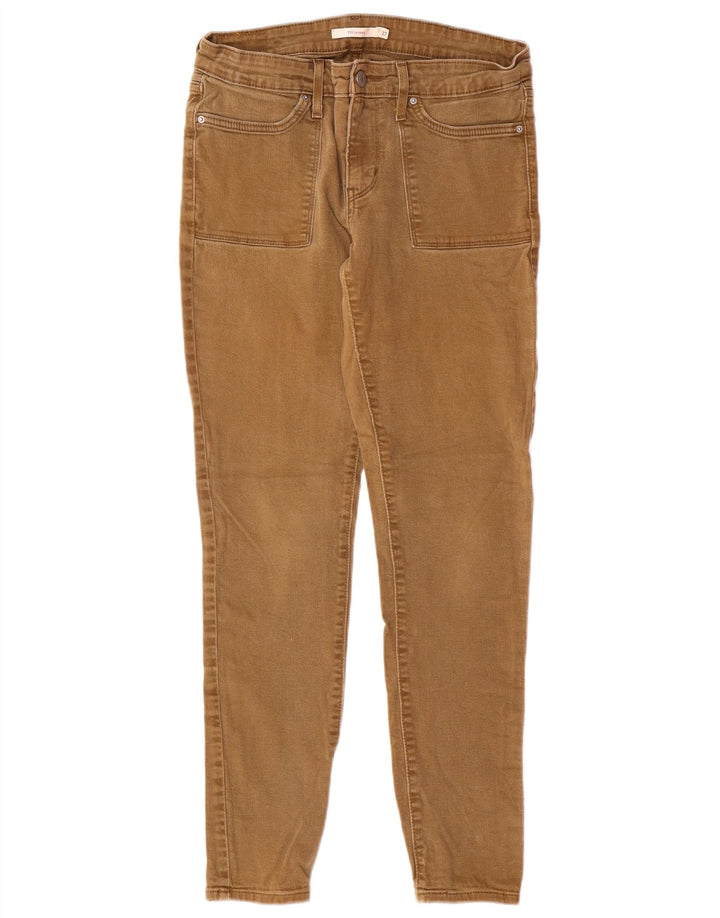 Женские джинсы скинни LEVI'S 711 W27 L28 Бежевые, хлопок