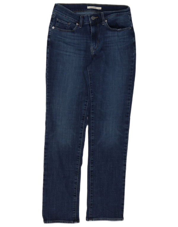 Женские прямые джинсы классического кроя LEVI'S W27 L28, синий хлопок