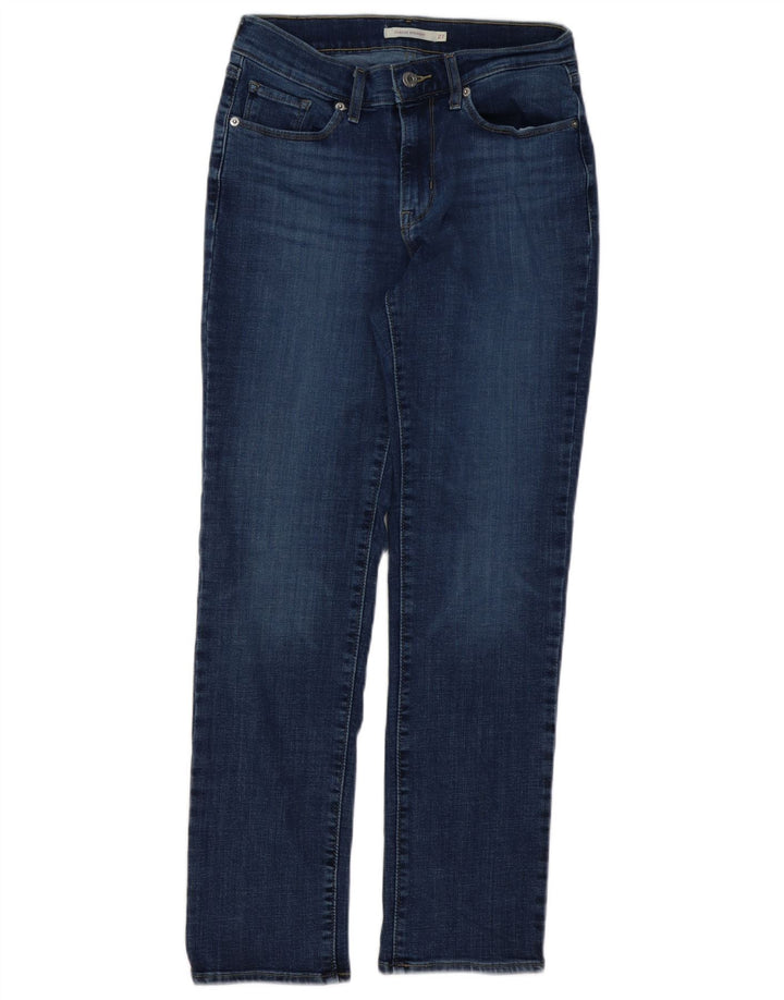 Женские прямые джинсы классического кроя LEVI'S W27 L28, синий хлопок
