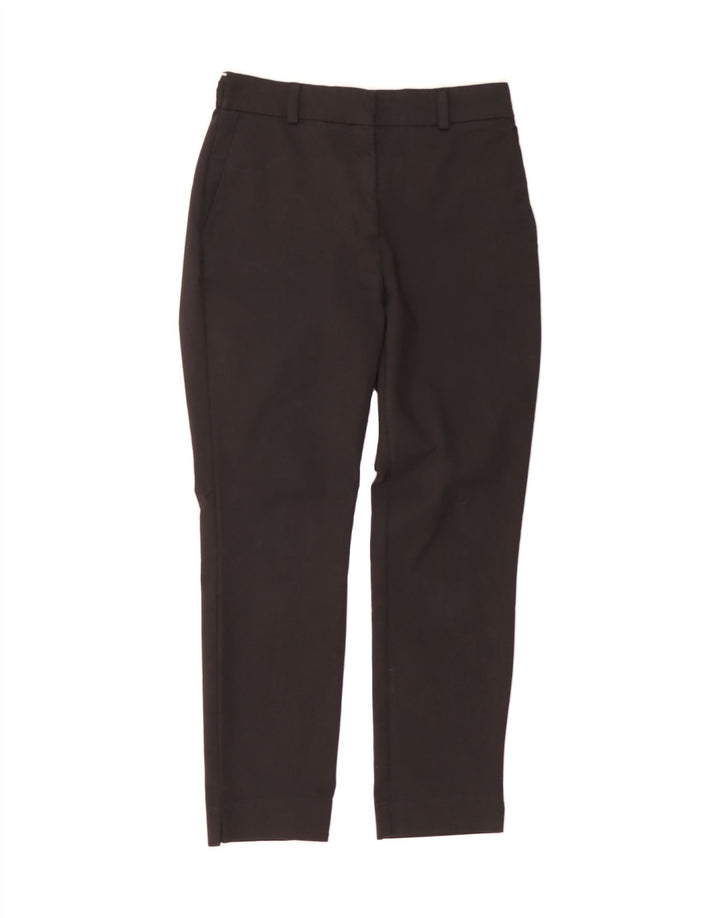 ZARA Womens Slim Chino Trousers Medium W30 L27 Black Cotton Vintage Zara and Second-Hand Zara from Messina Hembry 