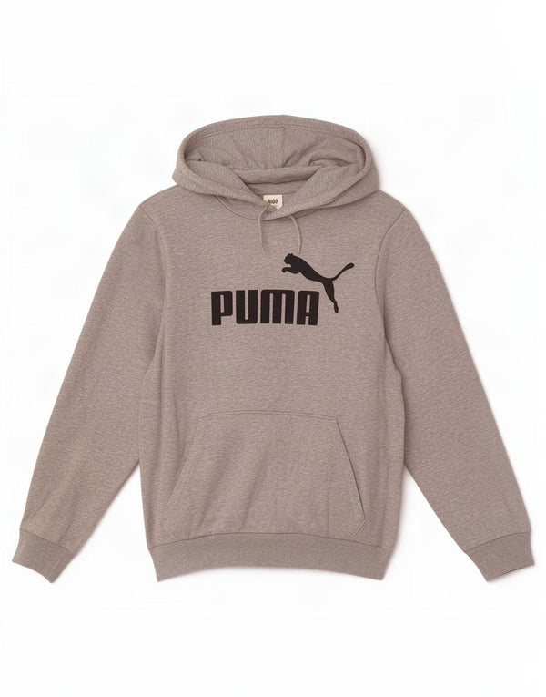 Женский джемпер свободного кроя с рисунком Puma UK 18 XL, серый хлопок
