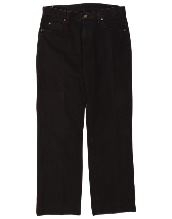 Мужские прямые джинсы Lee W33 L30, черный хлопок