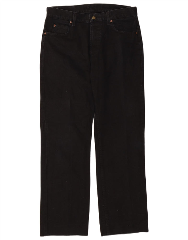 Мужские прямые джинсы Lee W33 L30, черный хлопок