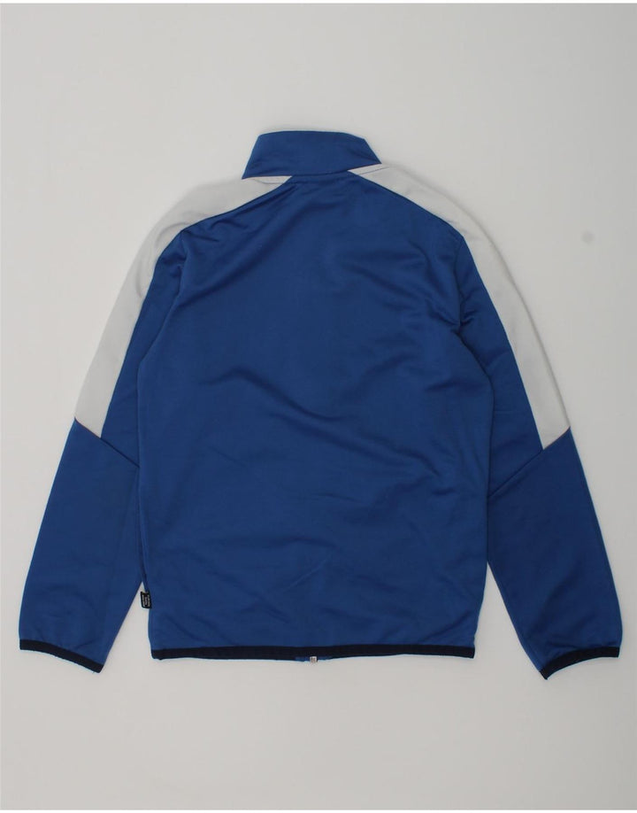 PUMA Boys Tracksuit Top Jacket 5-6 Years Blue Colourblock Polyester | Vintage Puma | Thrift | Second-Hand Puma | Used Clothing | Messina Hembry 