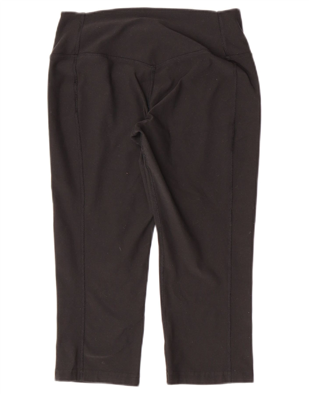Женские спортивные брюки-капри Nike Dri Fit UK 8, маленький черный полиэстер