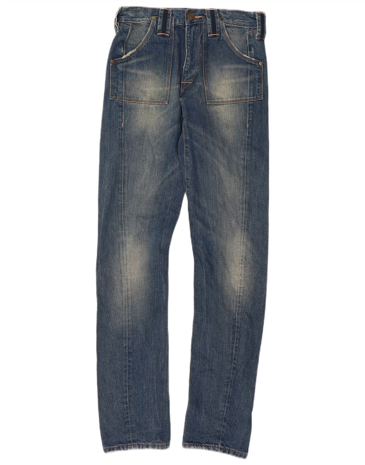 Женские узкие джинсы Levi's W28 L34 синие, хлопок
