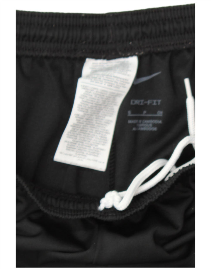 Мужские спортивные брюки NIKE Dri Fit, маленькие черные, из полиэстера