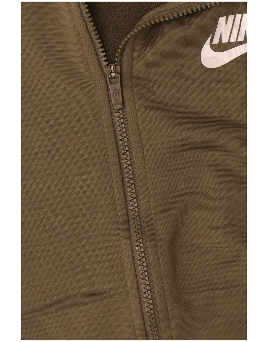 Спортивный костюм Nike для мальчиков, верхняя куртка 13–14 лет, XL, цвет хаки, полиэстер с цветными блоками
