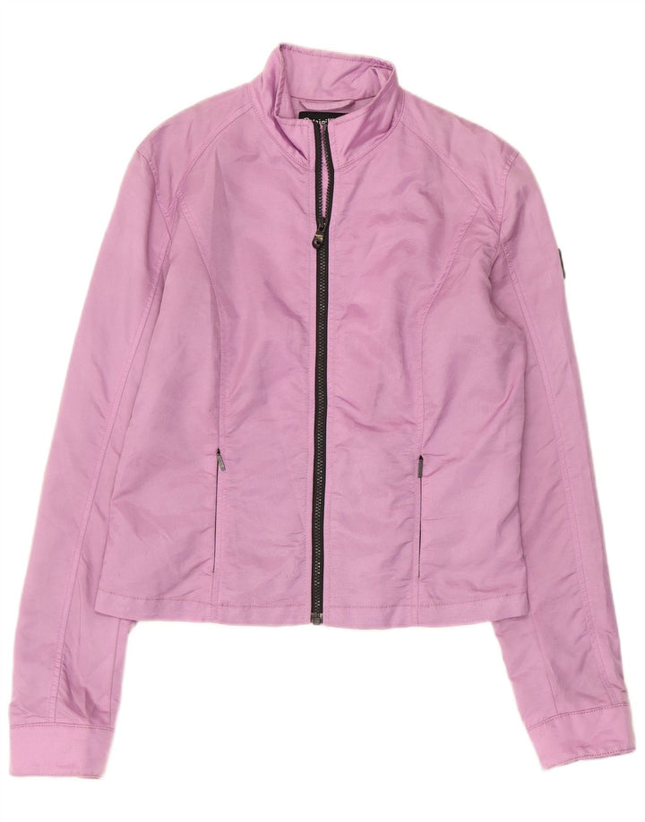 REFRIGIWEAR Womens Bomber Jacket IT 44 Medium Purple Polyamide