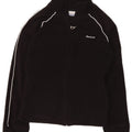 Женская флисовая куртка REEBOK UK 10, маленькая, черный, полиэстер