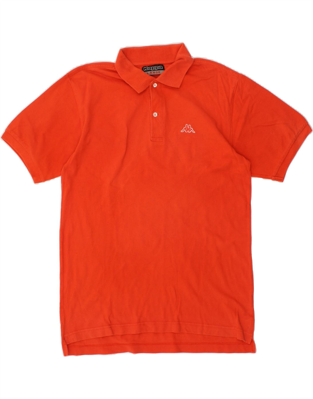 KAPPA Mens Polo Shirt Large Orange Cotton Vintage Kappa and Second-Hand Kappa from Messina Hembry 