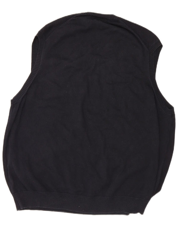 Мужская майка Marks & Spencer Blue Harbour, темно-синий хлопок, 2XL