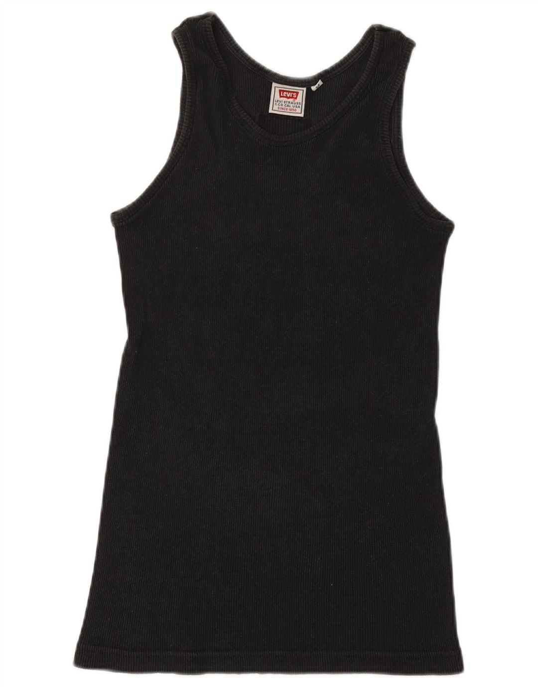 Женский жилет Levi's Top UK 12, средний черный, хлопок