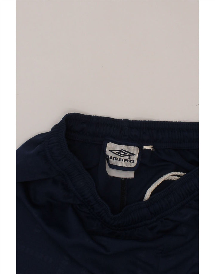 UMBRO Спортивные шорты с графическим рисунком для мальчиков 13–14 лет, темно-синие, полиэстер