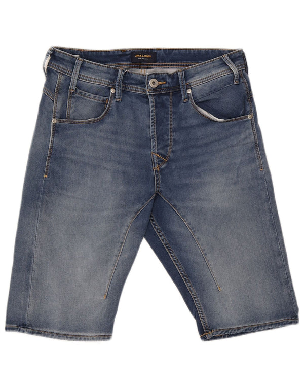Мужские джинсовые шорты Jack & Jones Medium W32 Синие, хлопок
