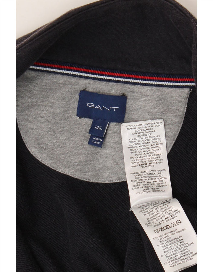Мужской спортивный костюм GANT, верхняя куртка 2XL, темно-синий, хлопок