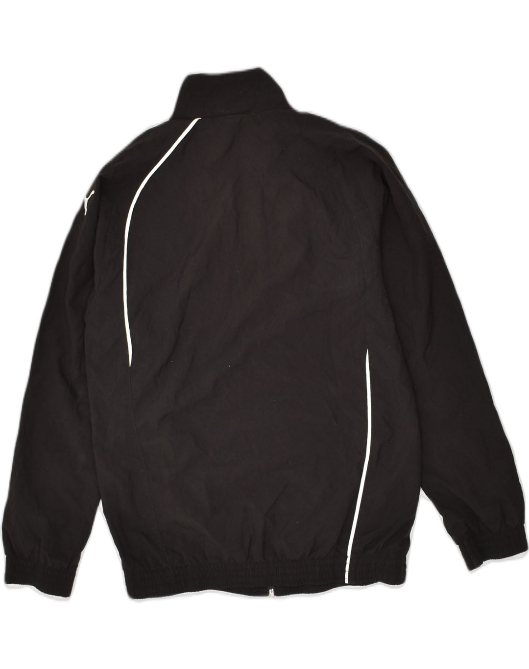 PUMA Boys Tracksuit Top Jacket 11-12 Years Black | Vintage Puma | Thrift | Second-Hand Puma | Used Clothing | Messina Hembry 