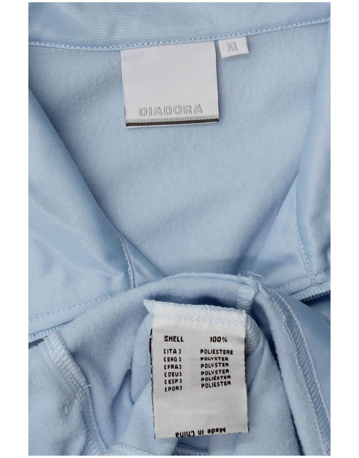Женский спортивный костюм Diadora, верхняя куртка UK 18 XL, синий полиэстер