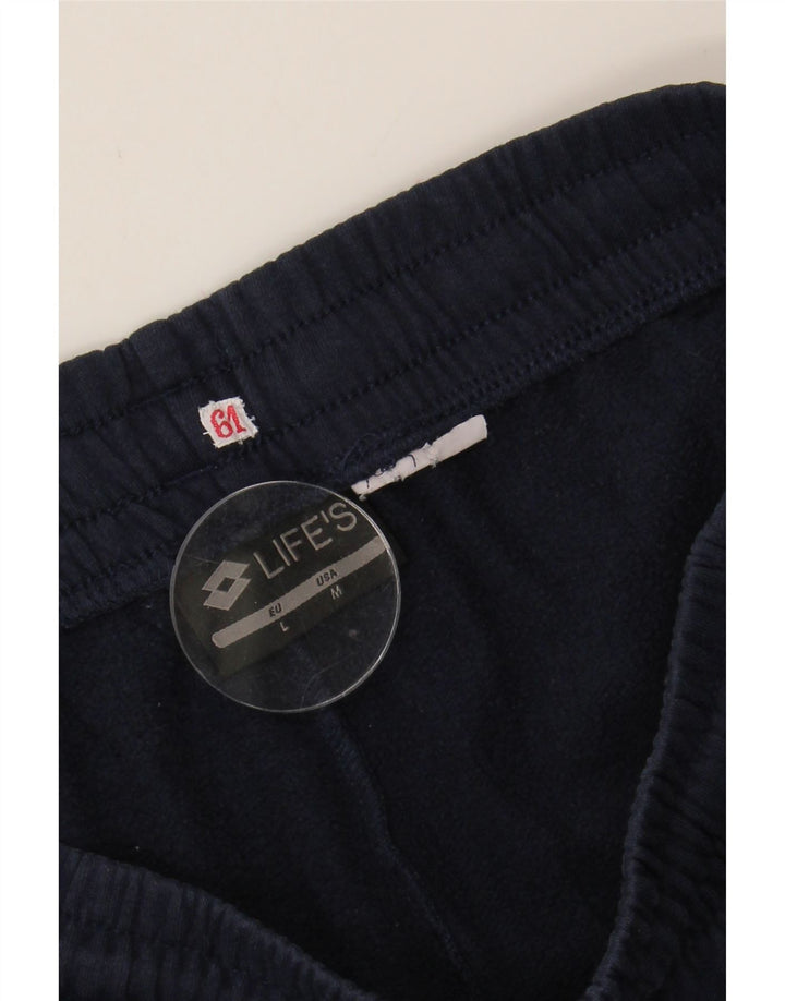 LOTTO Mens Graphic Tracksuit Trousers Joggers Medium Navy Blue Vintage Lotto and Second-Hand Lotto from Messina Hembry 