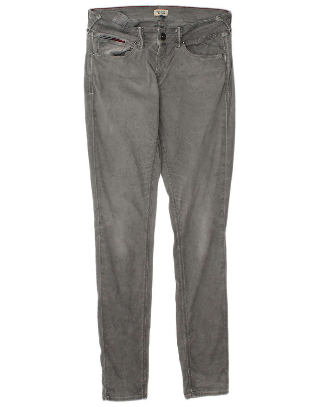 TOMMY HILFIGER Женские джинсы скинни W31 L34 Серый хлопок