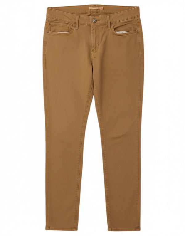 Женские повседневные брюки скинни Levi's 711 W30 L30, бежевый хлопок