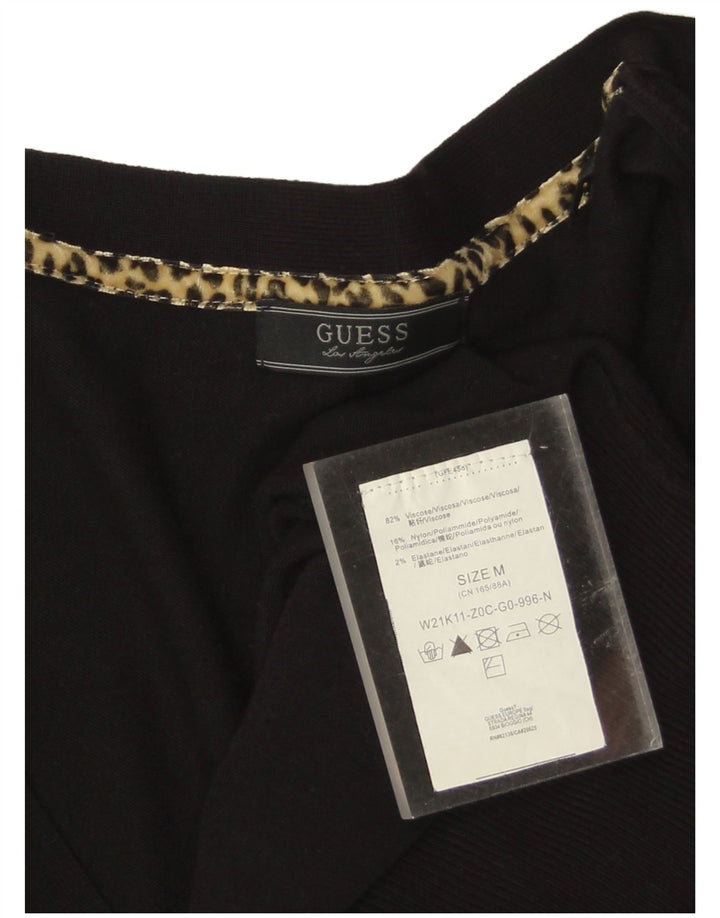 Женское платье-джемпер Guess UK 14, средний черный, вискоза