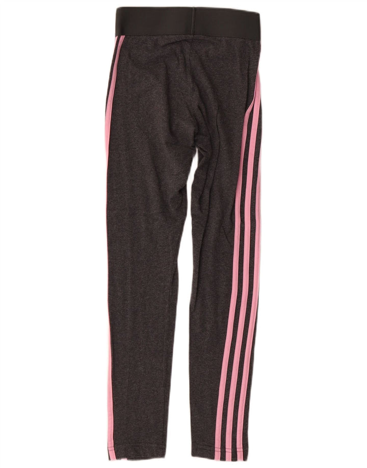 ADIDAS Womens Graphic Leggings UK 0/2 2XS  Grey