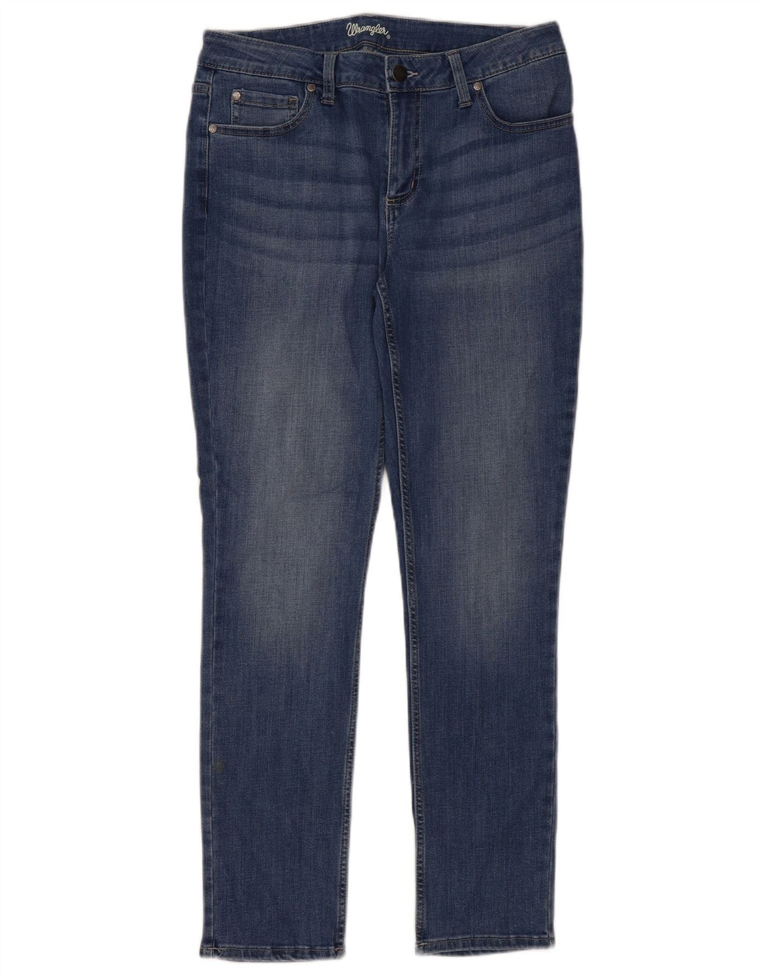 Женские узкие джинсы Wrangler США 10, большие размеры W30 L29, синие, хлопок