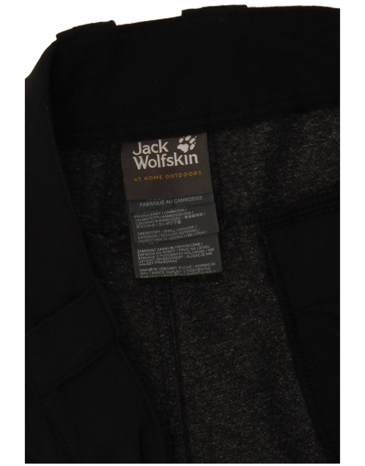 JACK WOLFSKIN Womens Straight Chino Trousers W36 L32 Black Polyamide