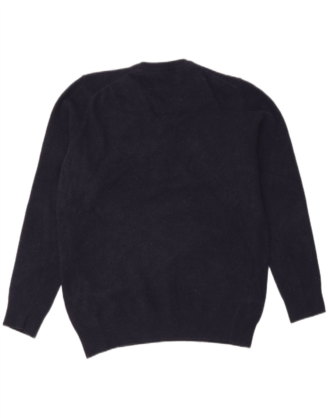 Мужской джемпер с v-образным вырезом Barbour, большой темно-синий шерстяной свитер