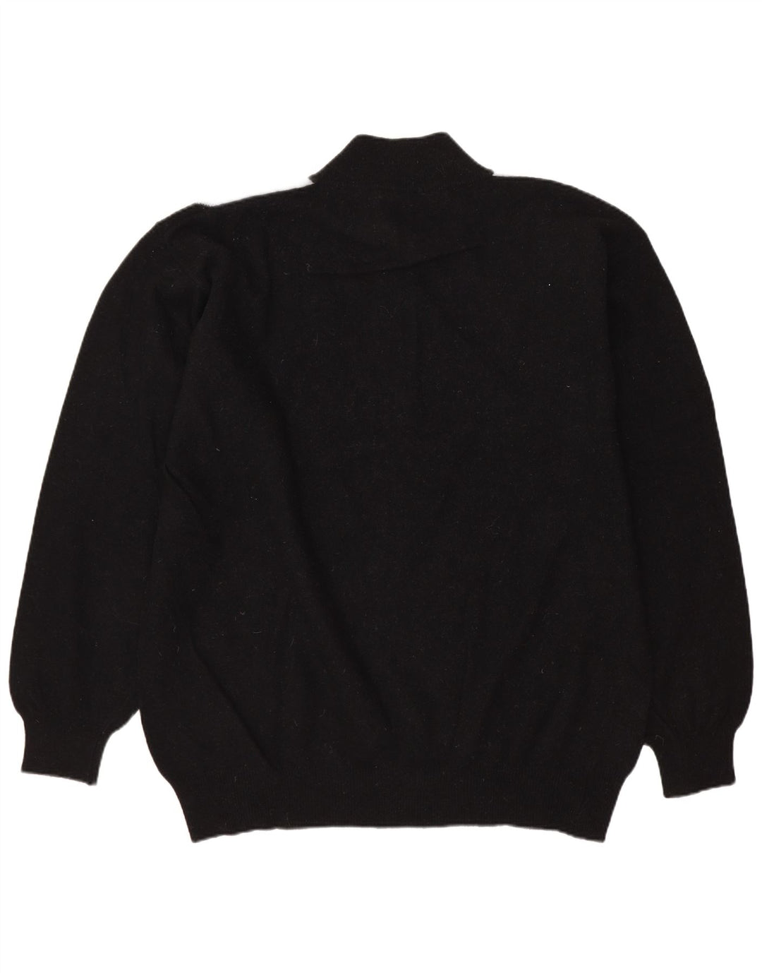 Мужской джемпер с воротником на молнии Conbipel Niama XL, черный, шерсть с узором аргайл/ромб