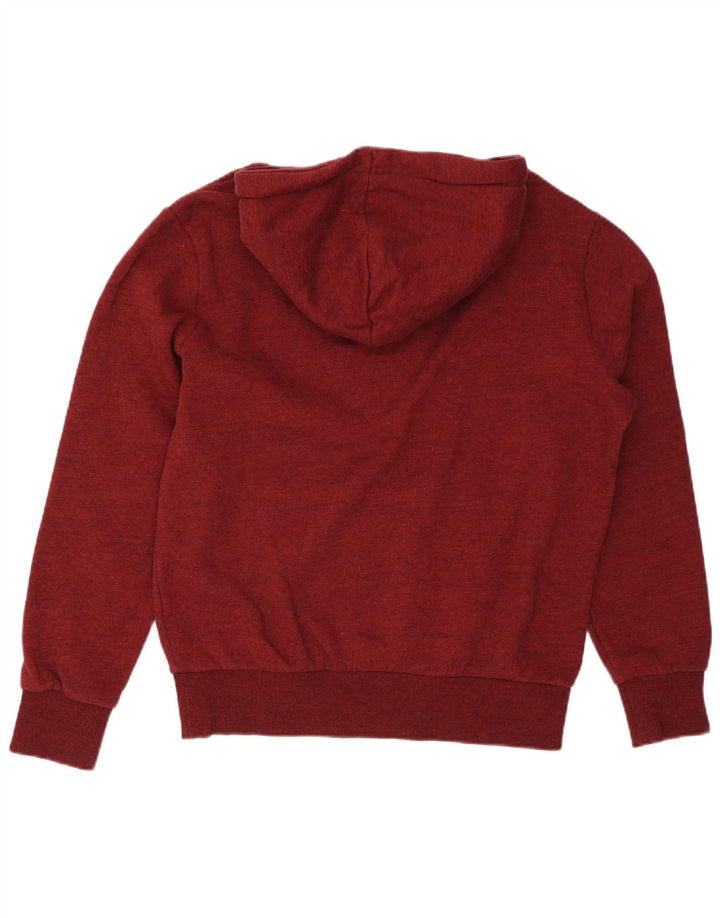 Мужская толстовка с капюшоном Superdry XL бордового цвета из полиэстера
