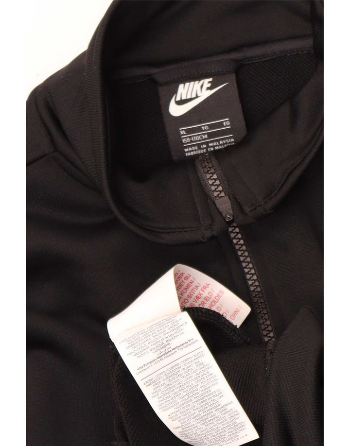 Спортивный костюм Nike для мальчиков, верхняя куртка 13–14 лет, XL, черный полиэстер