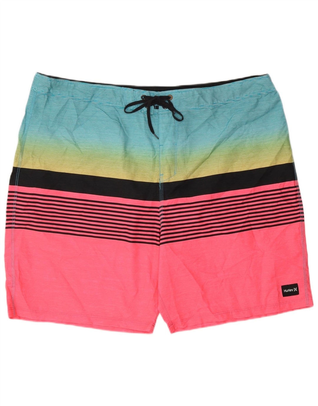 HURLEY Мужские шорты для плавания XL в разноцветную полоску
