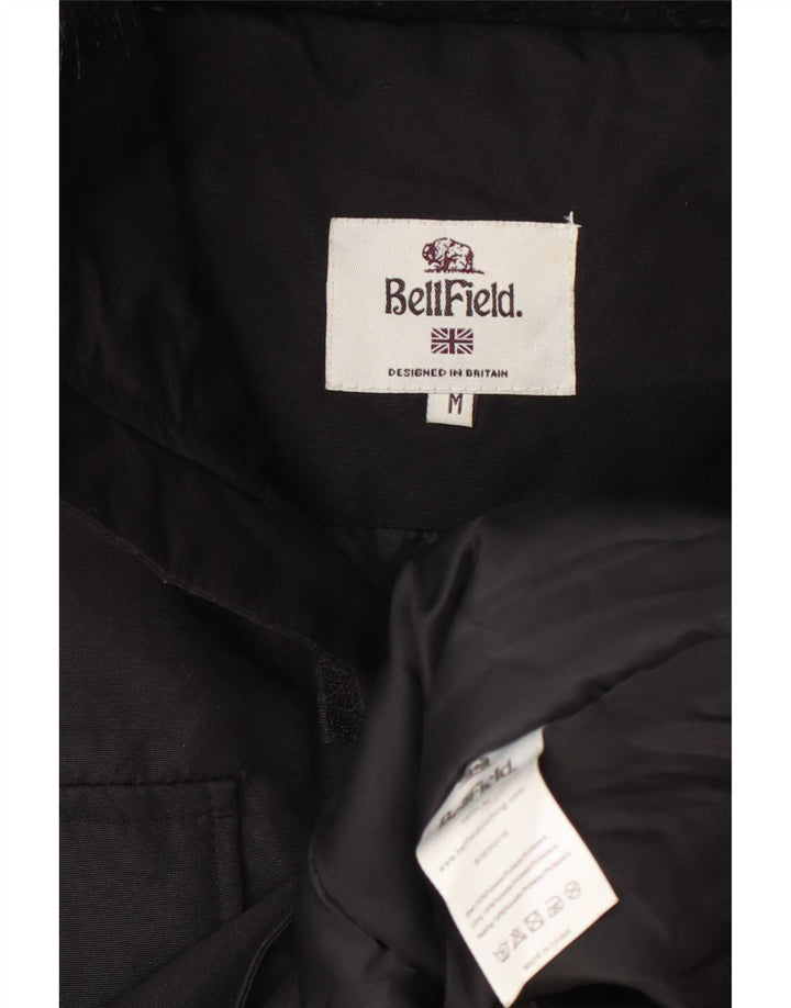 Мужская парка Bellfield с капюшоном UK 38, средний черный полиэстер