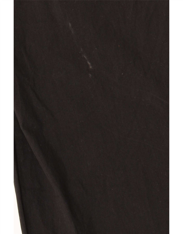 Женские прямые брюки карго Zara Medium W28 L25, черные, хлопковые