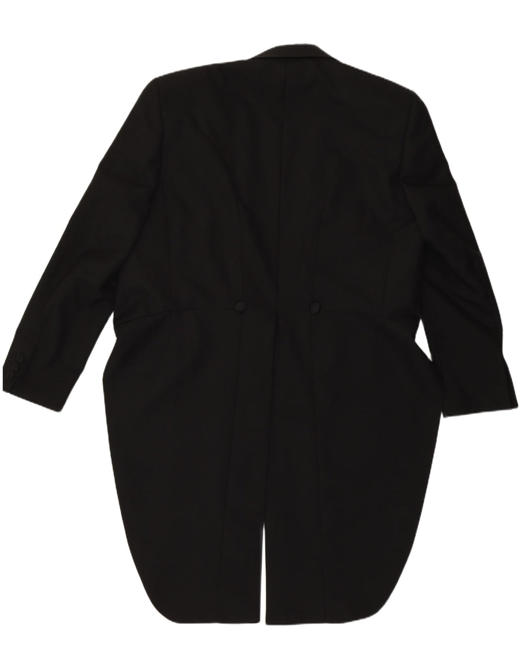 Винтажный мужской фрак-пиджак EU 50, большой черный полиэстер