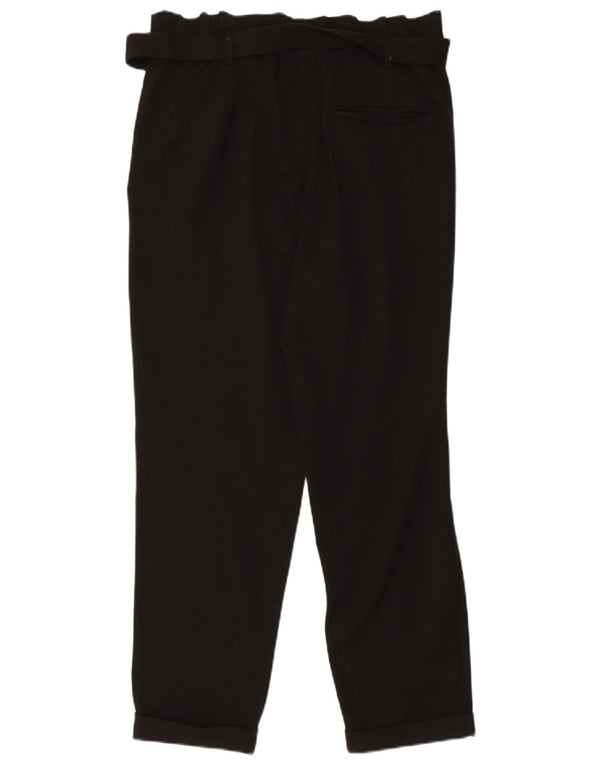 Женские зауженные укороченные брюки Zara Medium W28 L25, черные
