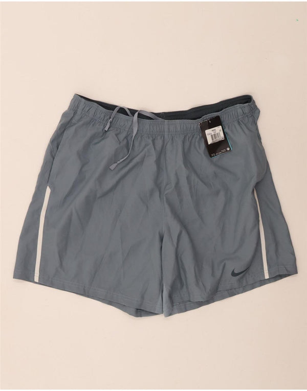 Мужские спортивные шорты Nike Dri Fit 2XL, серый полиэстер