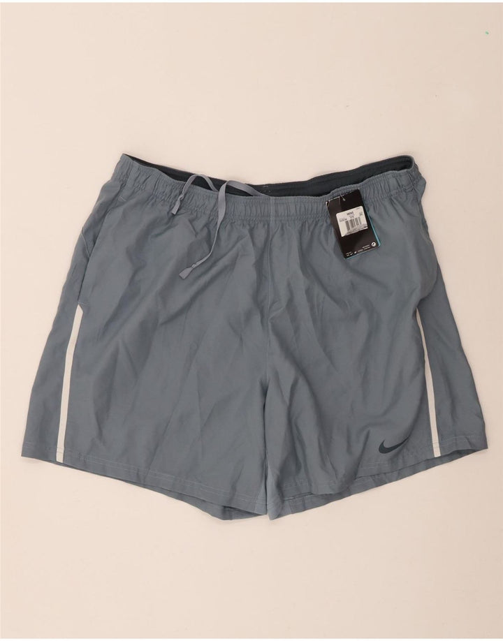 Мужские спортивные шорты Nike Dri Fit 2XL, серый полиэстер